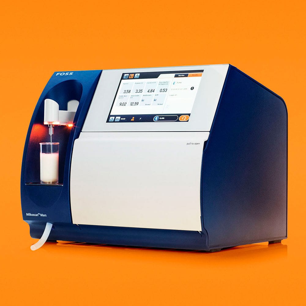 Milk analyzer MilkoScan™ Mars FOSS protein / total fat / FTIR