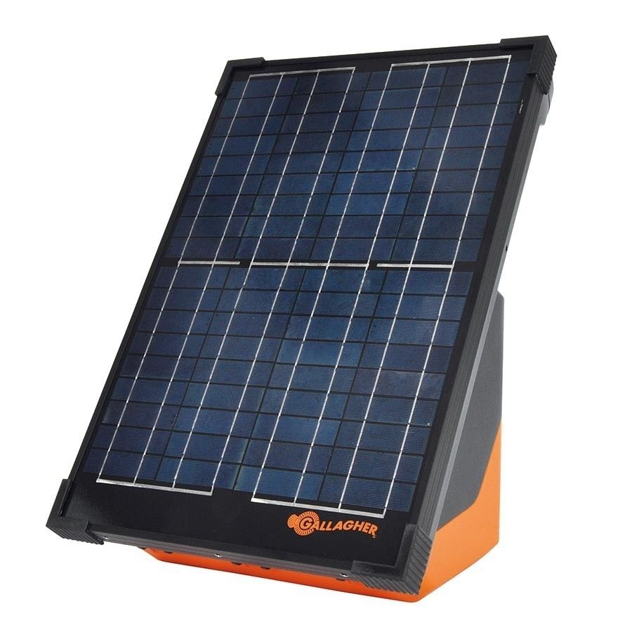 Solar Powered Fence Energizer S200 Gallagher Europe Portable Rechargeable 0467