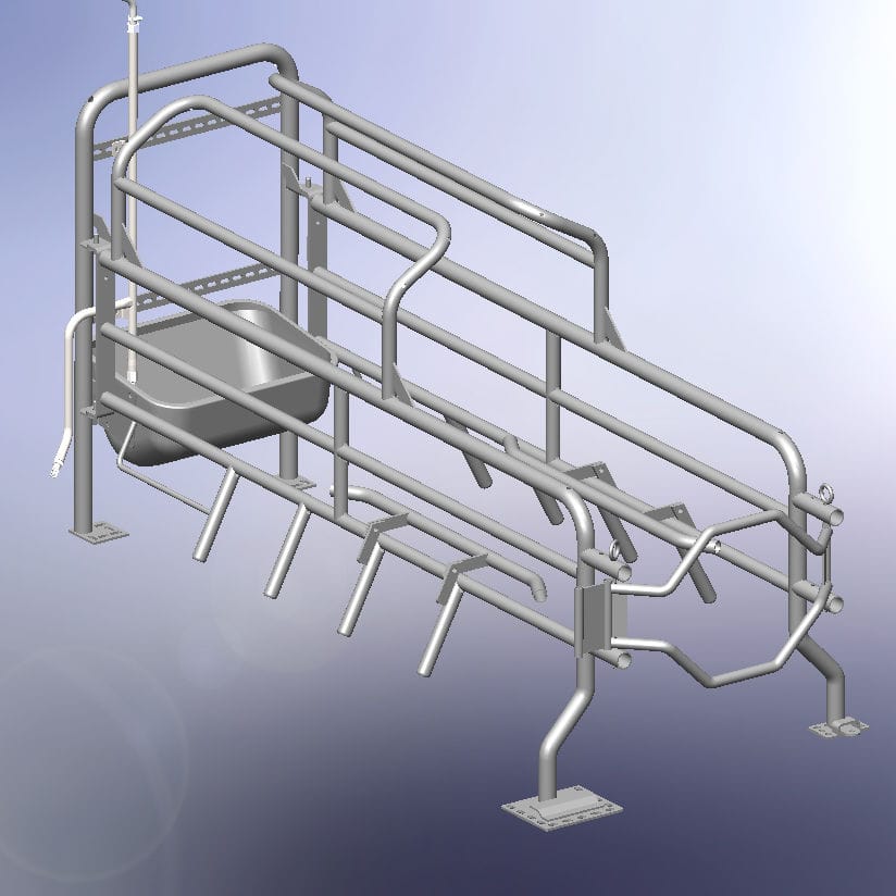Anticrush protection weaning pen European TecoPor B.V. adjustable