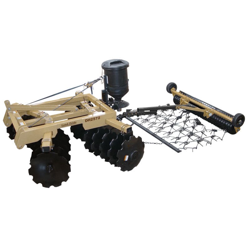 Drag harrow DRG series Land Pride spring tine / with roller