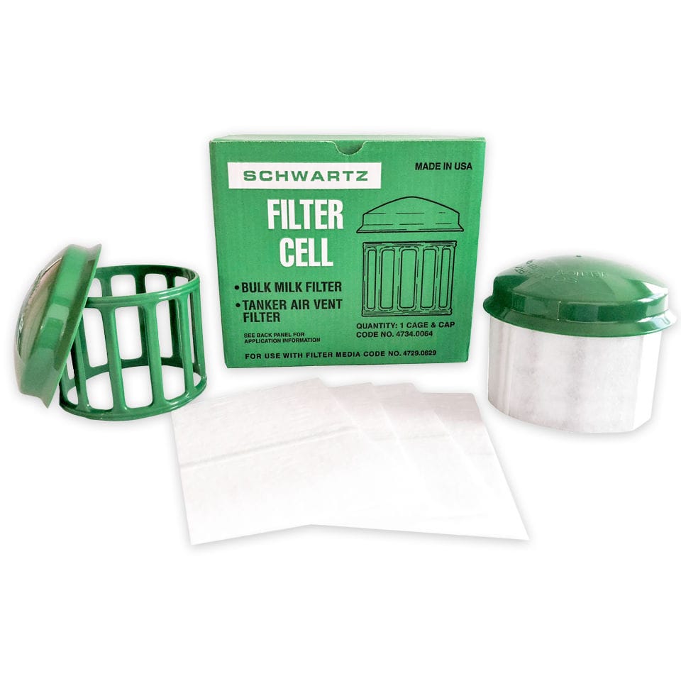 White milk filter FILTER CELL™ Series Schwartz Manufacturing Company