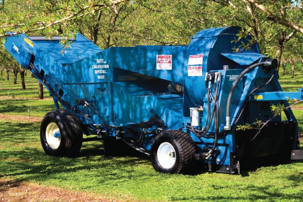 Nuts harvester machine 9800 Weiss McNair LLC. selfpropelled