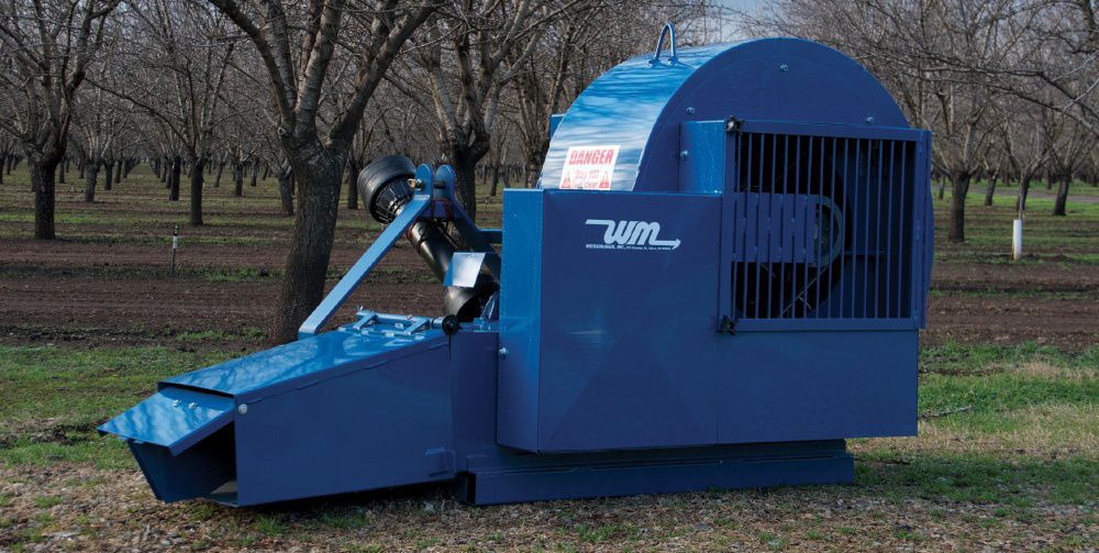 Tractormounted leaf blower B87 Weiss McNair LLC. for orchards