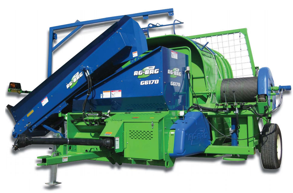 Silage press with grinder G6060 AgBag