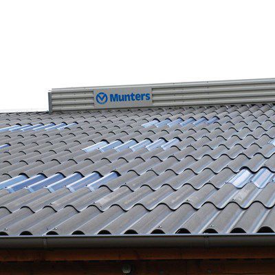 Farm building ventilation system - Munters - ridge