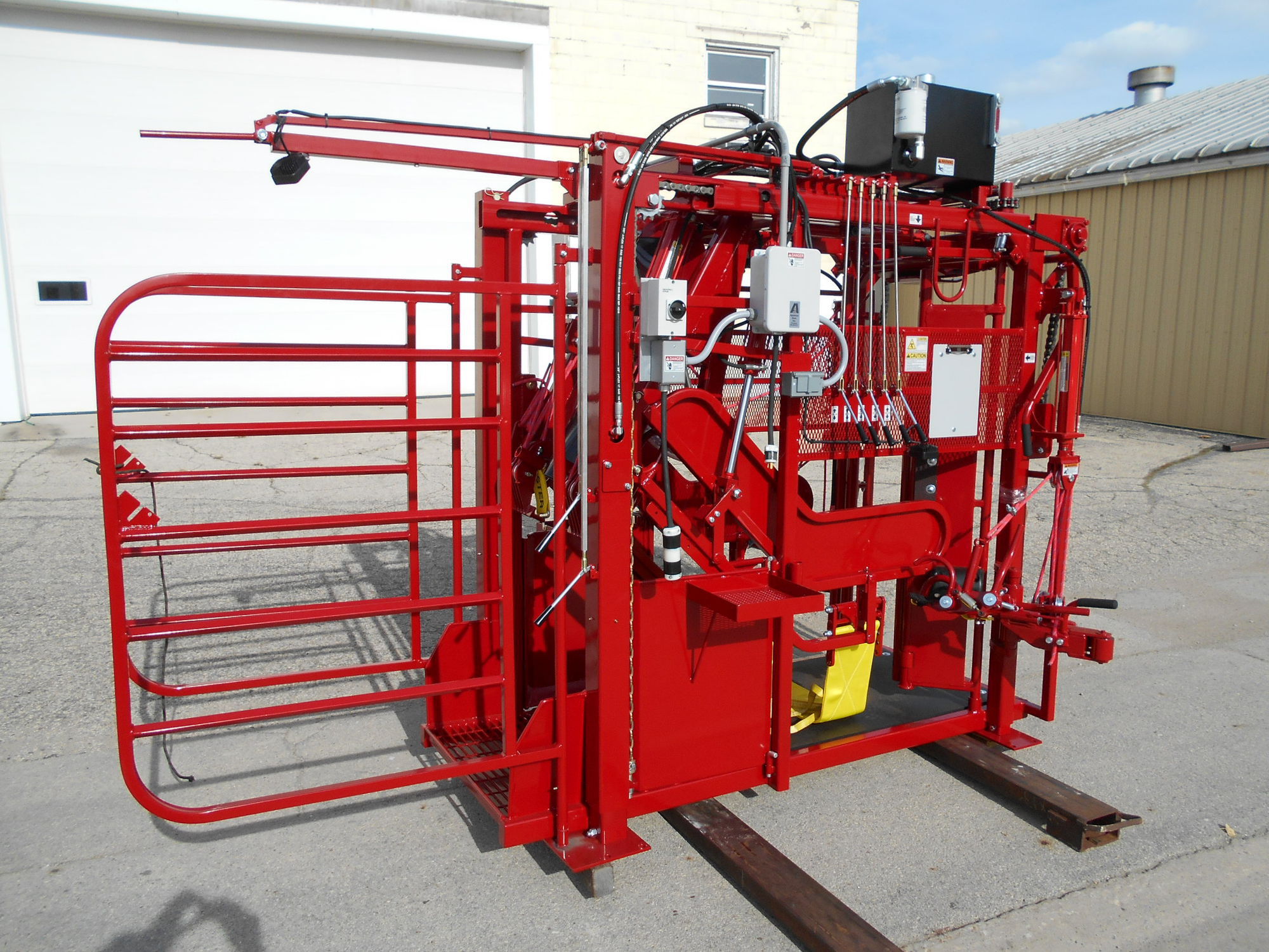 Cows squeeze chute VET TECH Appleton Steel, Inc. hydraulic / hoof