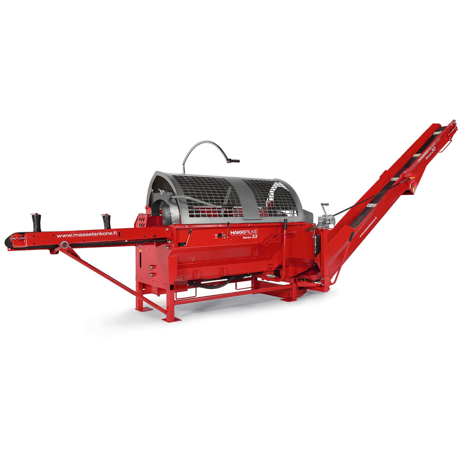 Firewood processor with chainsaw RAVEN 33 Hakki Pilke with belt