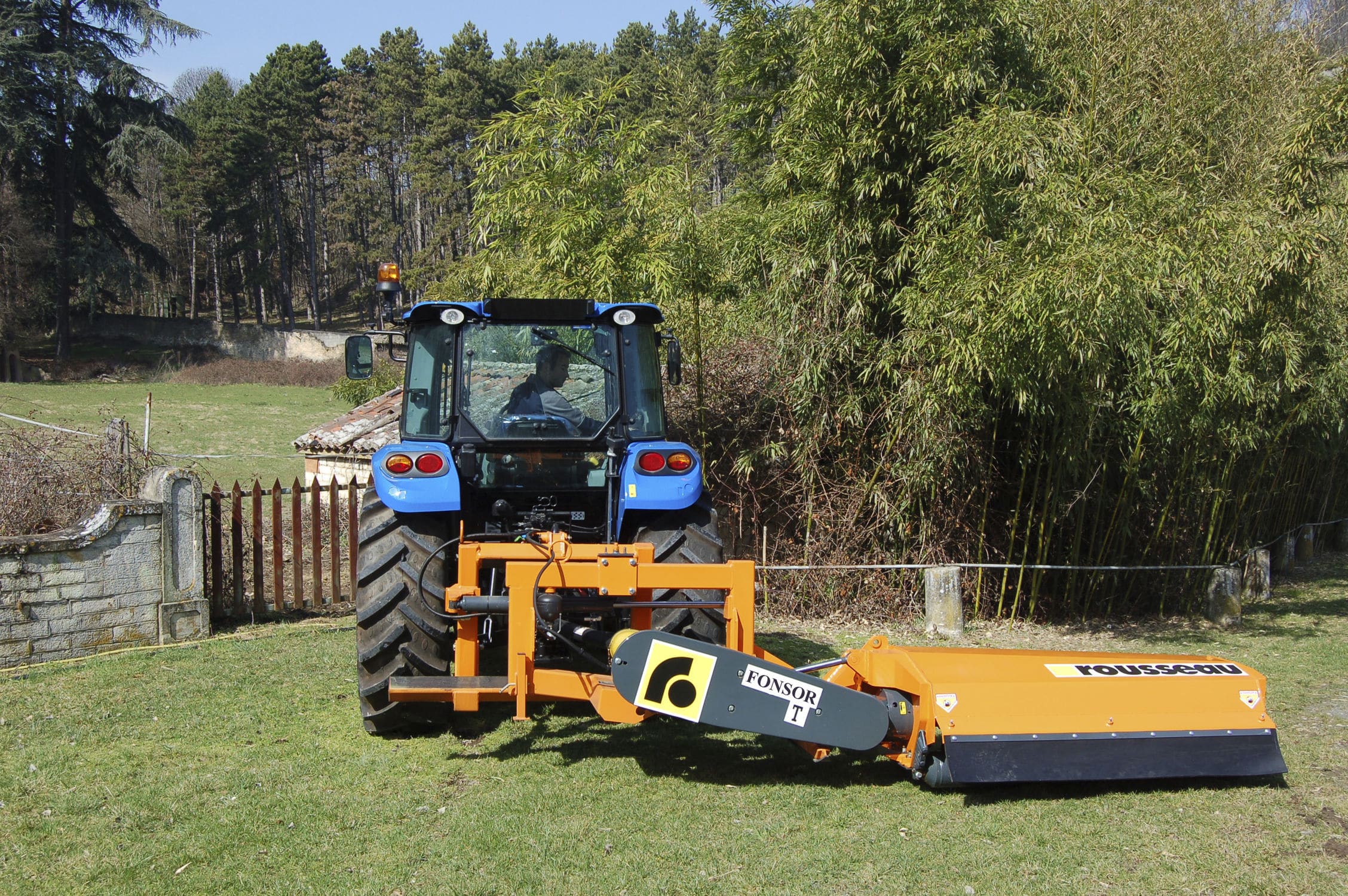 Mounted mulcher Fonsor T series Rousseau flail / PTOdriven / for tractors