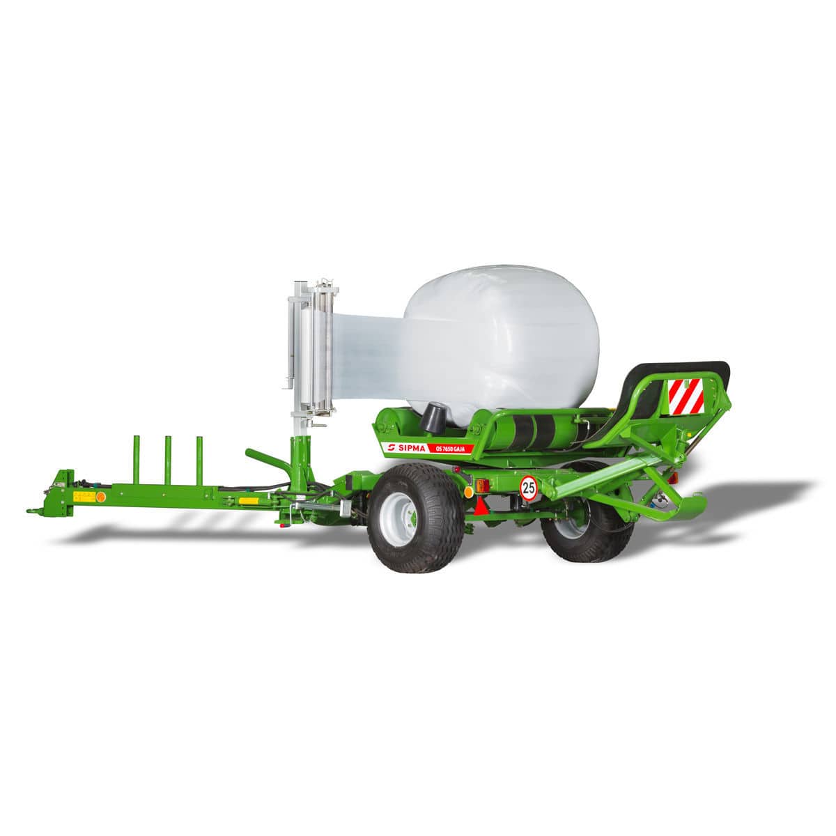 Individual bale wrapper - OS 7650 GAJA - Sipma - round / automatic / towed