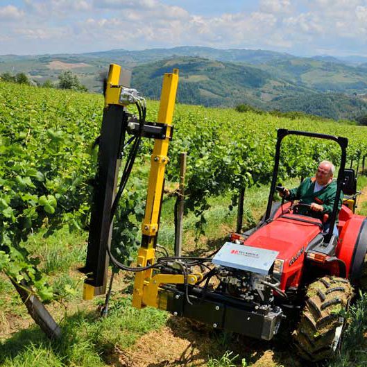 Vineyard vine trimmer - 180 - Spezia srl - Tecnovict - tractor-mounted ...