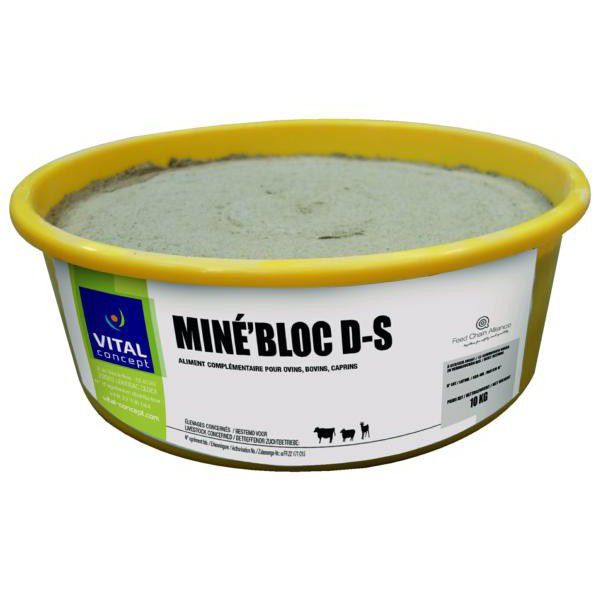 Goat mineral bucket Miné'Bloc DS Vital Concept for sheep / with