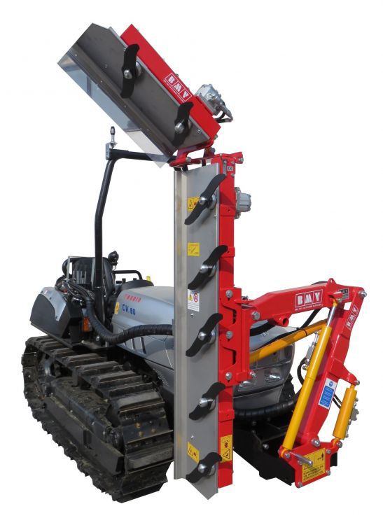 Vineyard trimming machine E650 BMV tractormounted / horizontal