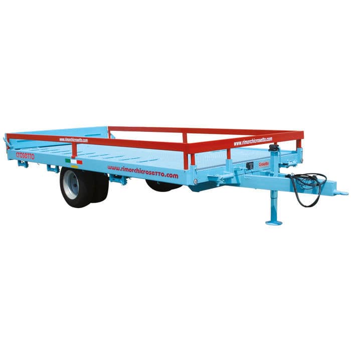 Flatbed trailer - BP60MUL - Crosetto srl - semi-mounted / single-axle ...