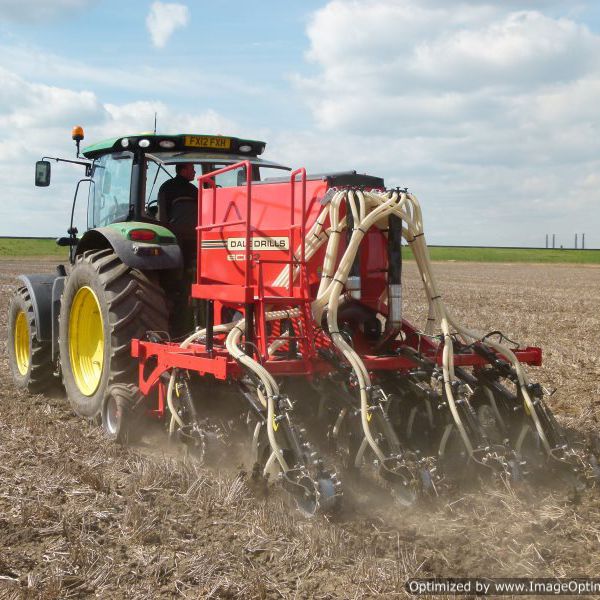 Pneumatic seed drill Eco S Dale Drills tine / tractormounted / 3point hitch