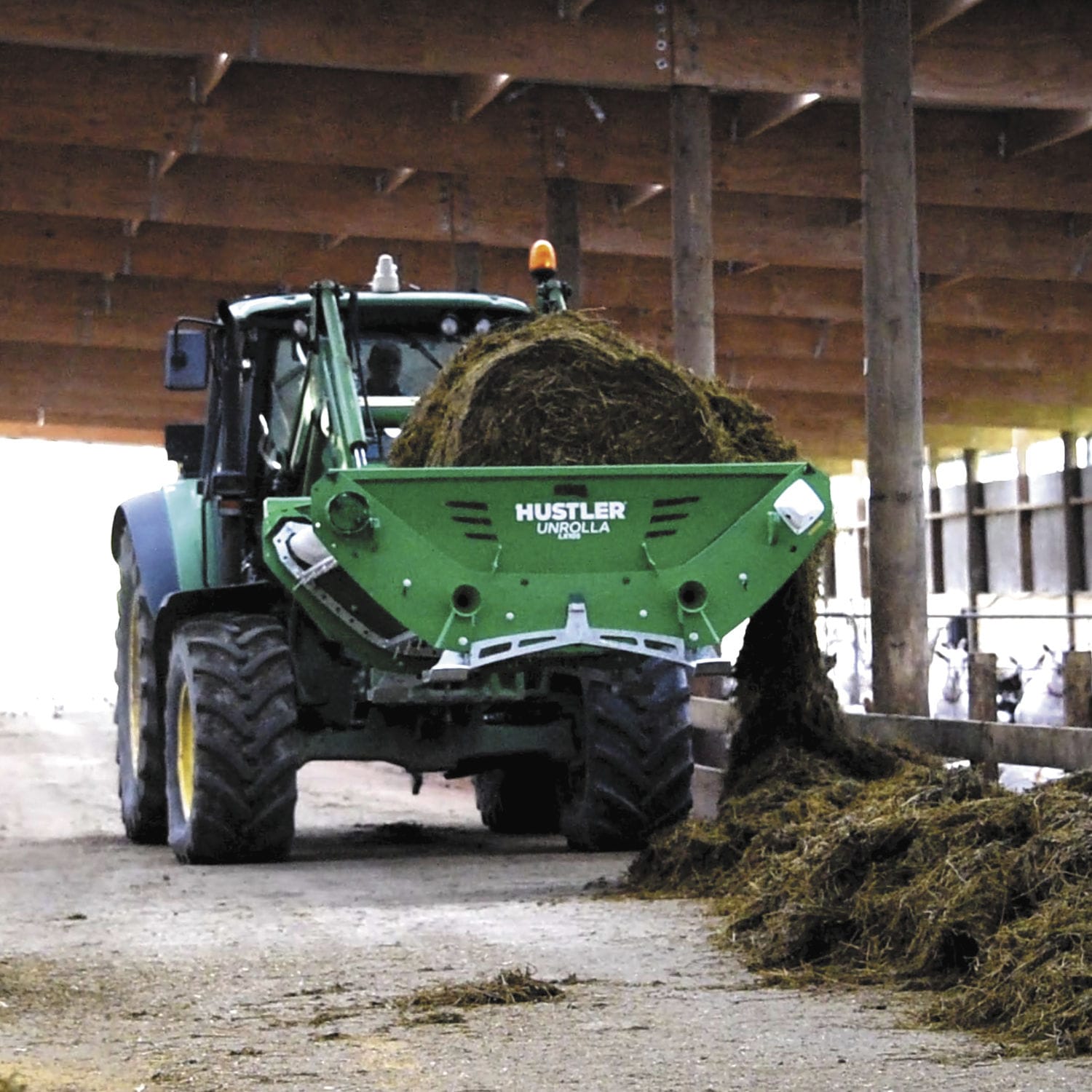 Mounted bale unroller Unrolla LX105 / Unrolla LX104 Hustler