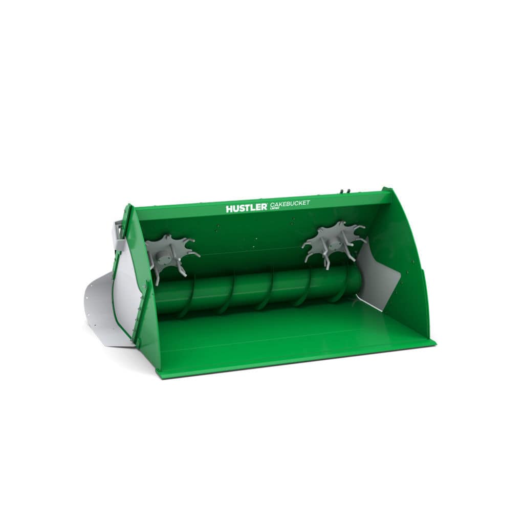 Shovel bucket with distributor CakeBucket LM180 Hustler Equipment