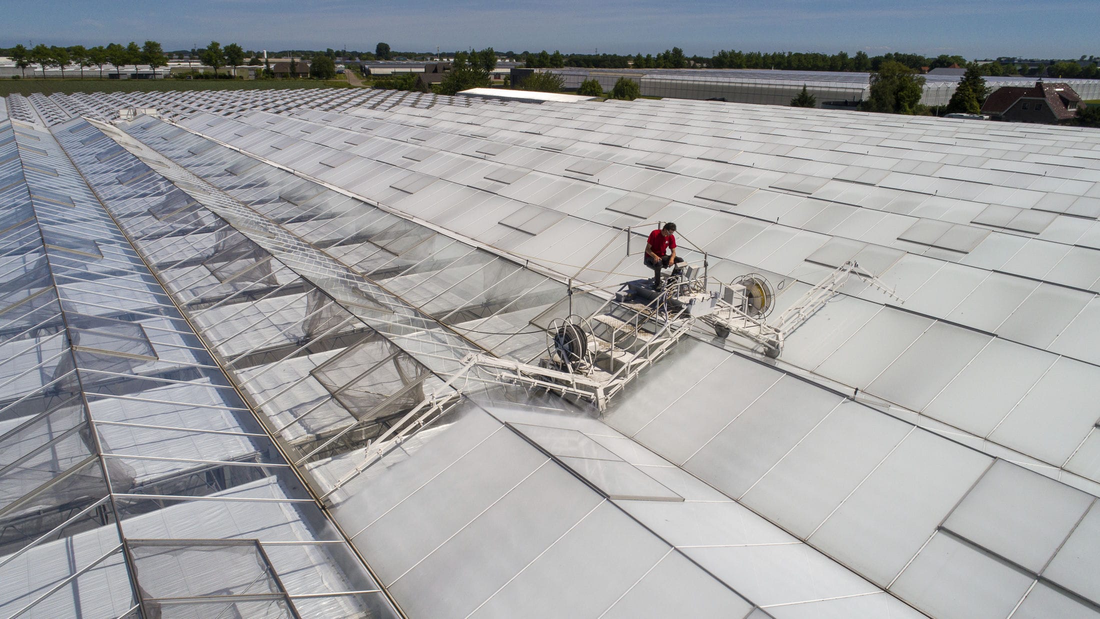 Greenhouse surfacing material - ReduSol - ReduSystems - heat reduction /  grow light transmission / shade screen