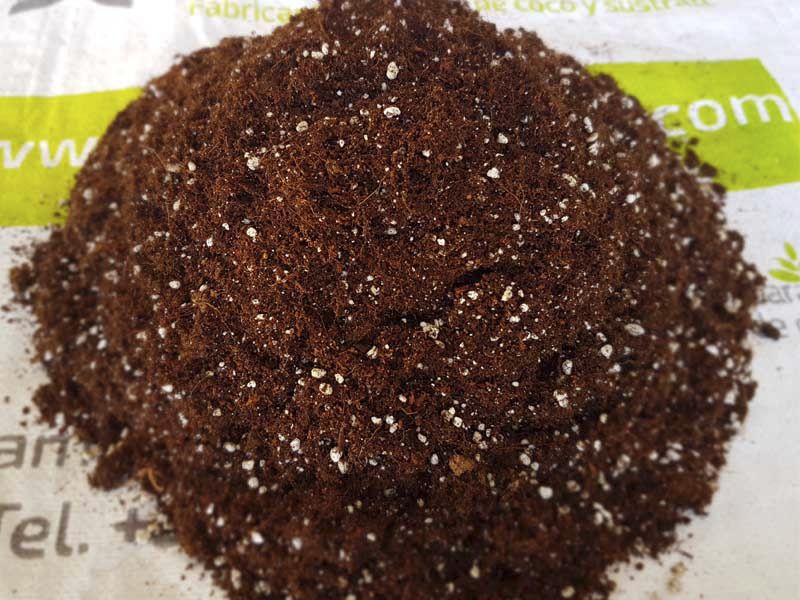 Coconut fiber growing medium Pelemix Ltd bagged / loose