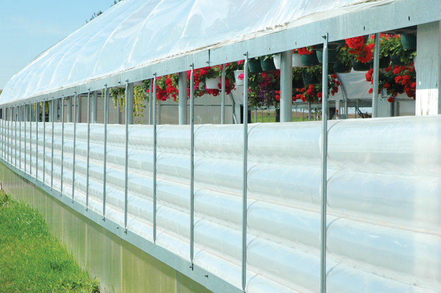 Greenhouse ventilation system PolyVent® PolyTex Inc ridge