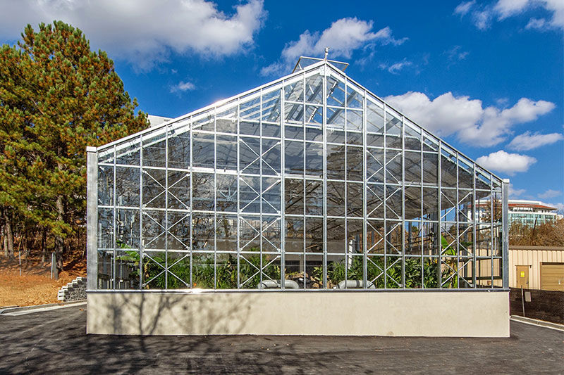 Even-span greenhouse - Rough Brothers Inc - glass