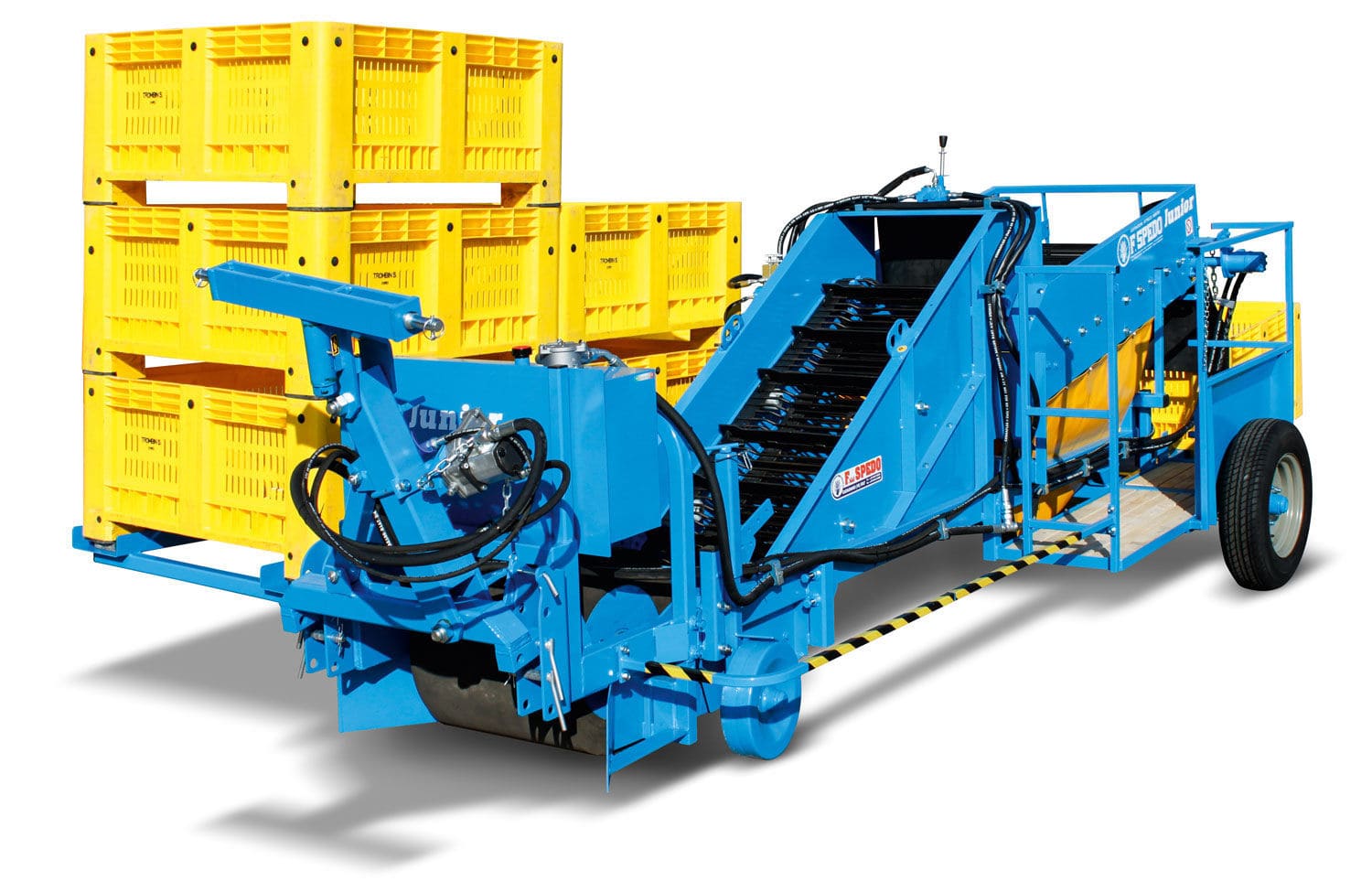 Onion harvester SPEDO F.LLI di Spedo Susanna & C. Sas trailed / 1row