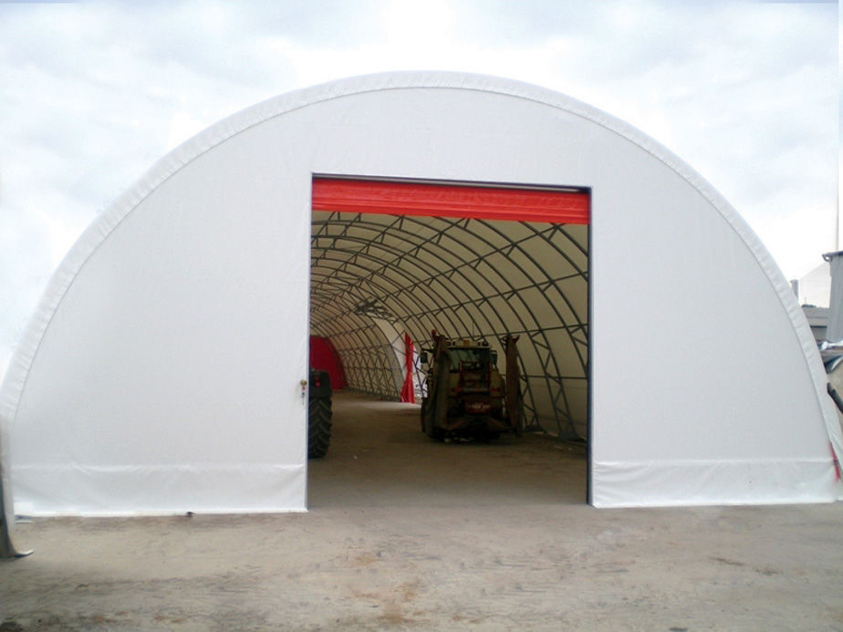 Hay storage tunnel AST, ADT, GDT Tecnoindustriale modular / temporary