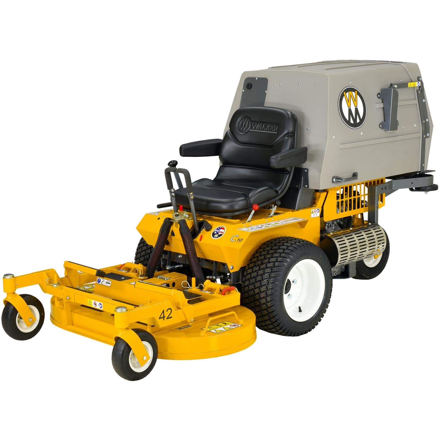 Riding lawn mower C19 Walker Manufacturing (rapp. da Sidan