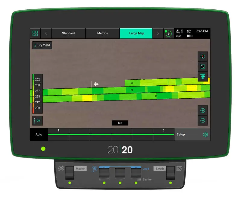 On-board monitor - 20/20 - Precision Planting - touch screen