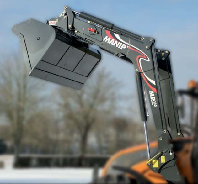 Selfleveling front loader MPower 100 Manip' Sas