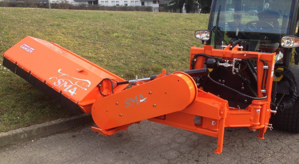 Offset mulcher DMG Series SMA knife / PTOdriven / for tractors