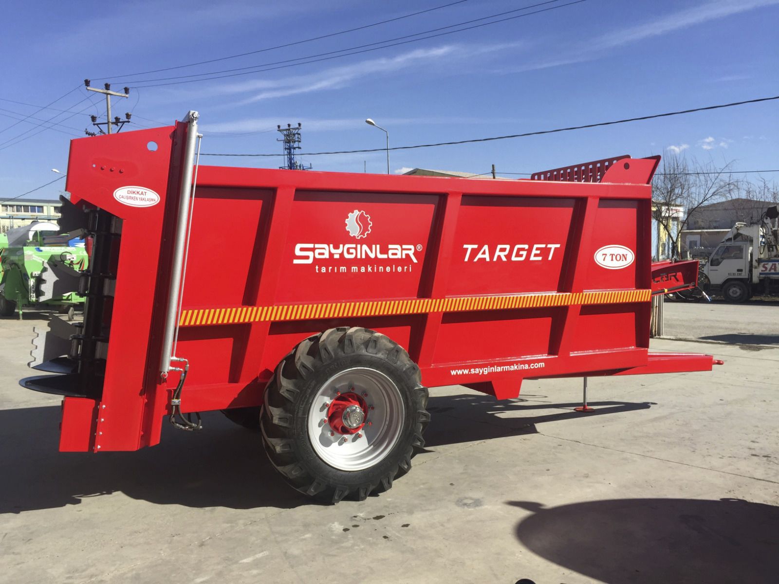 Trailed manure spreader TARGET 10 Sayginlar Agriculture Machinery