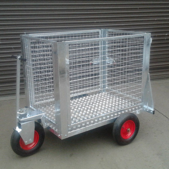 Calf transport cart O'Donnell Engineering platform / steel