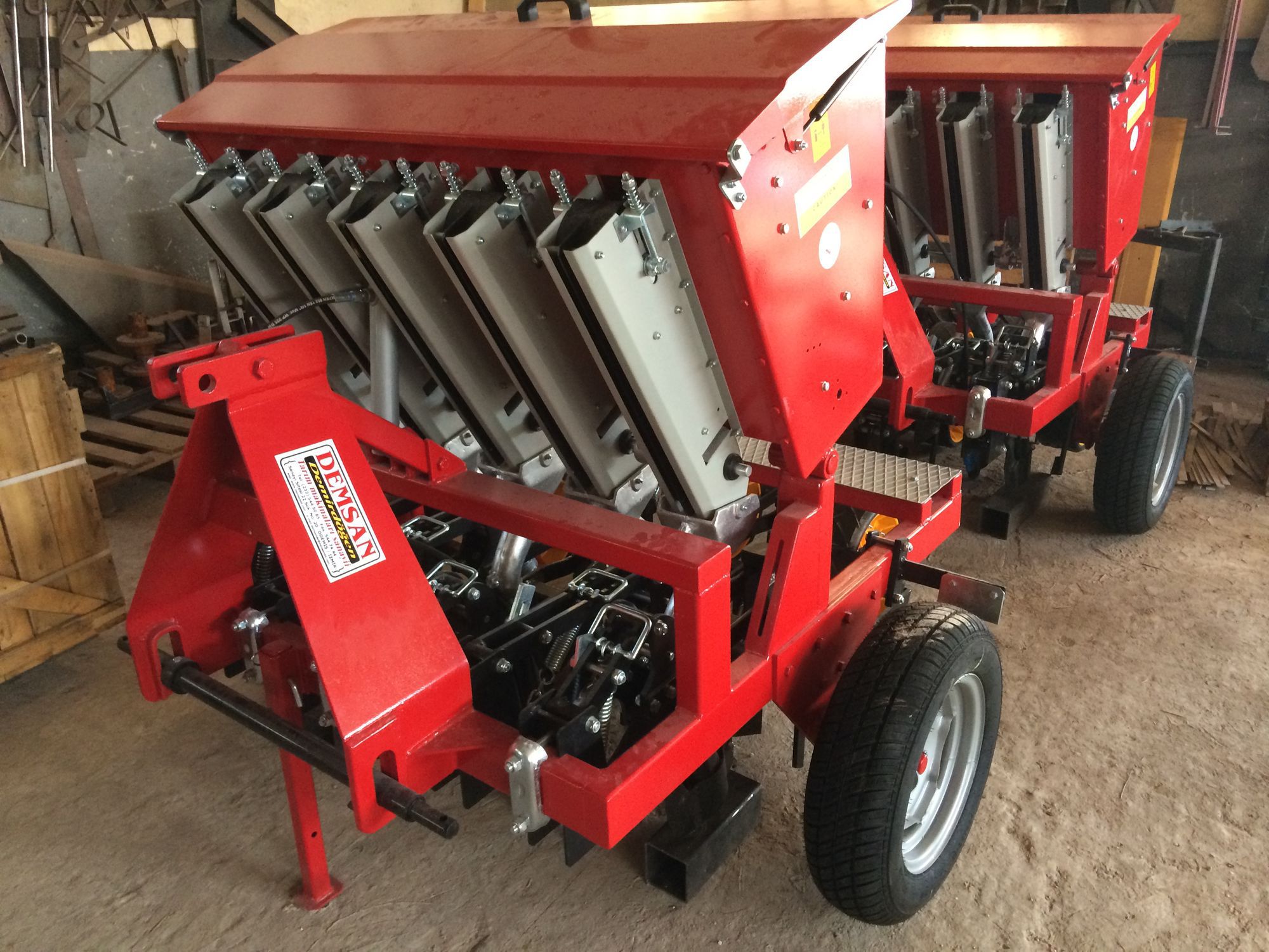 Garlic transplanter - DEMSAN DEMİRDÖĞEN - onion / automatic / towed