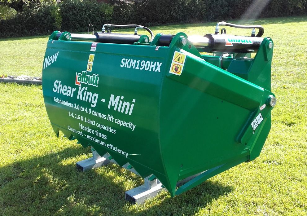 Silage unloading shovel bucket SKMHX Series Albutt power grab