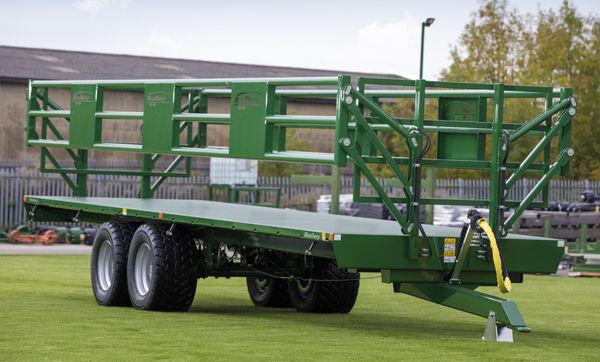 Flatbed trailer - FLAT Series - Bailey Trailers - 2-axle / for bales ...