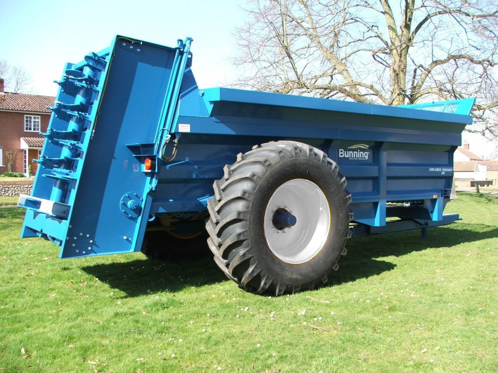 Trailed manure spreader 180 G.T. Bunning & Sons Ltd verticals