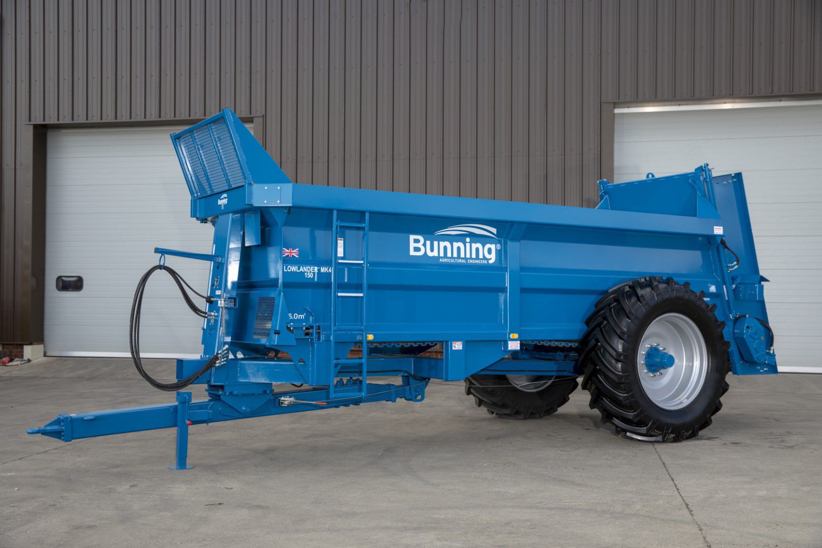 Trailed manure spreader Mk4 150 G.T. Bunning & Sons Ltd