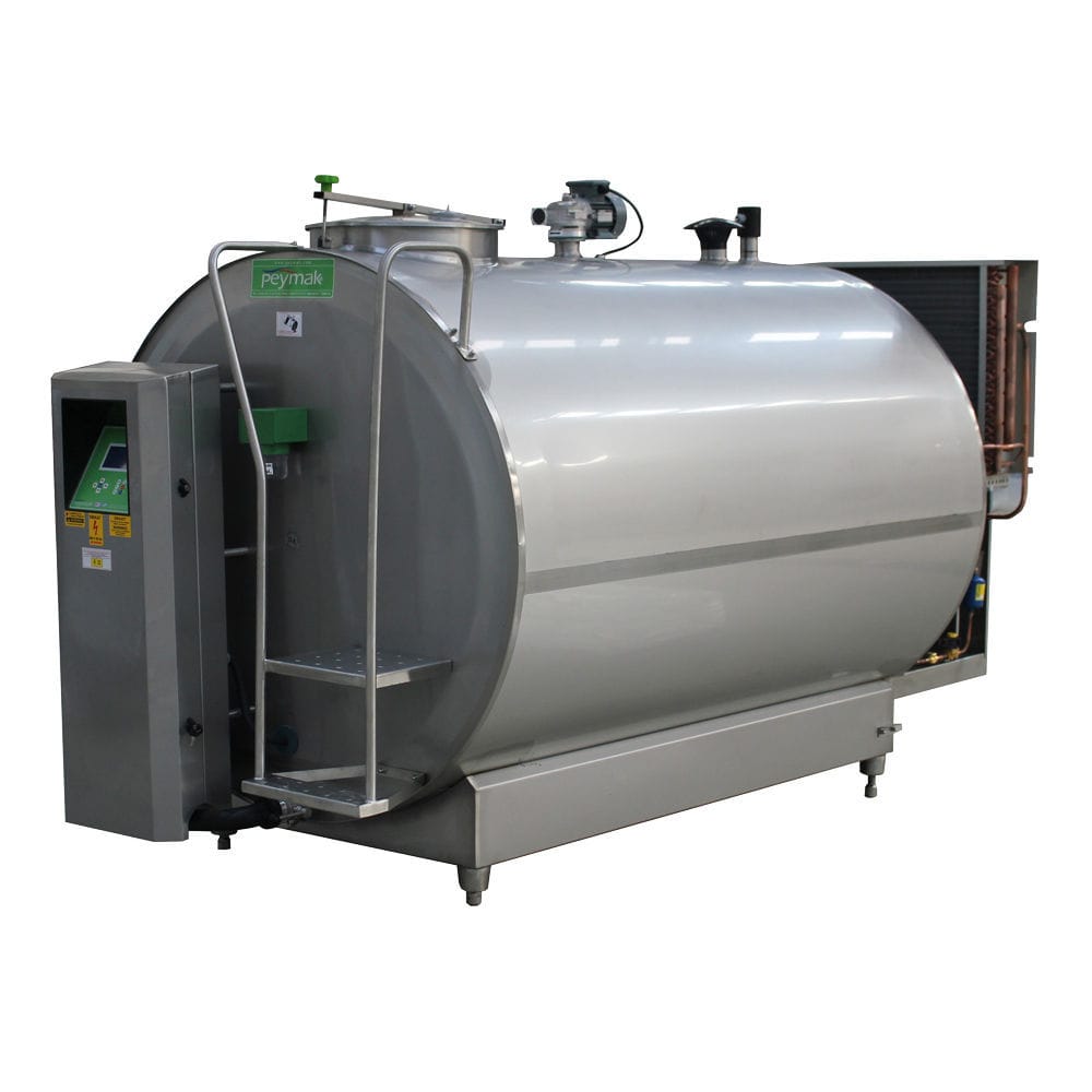 Milk tank PHS Peymak horizontal / stainless steel / with cooling