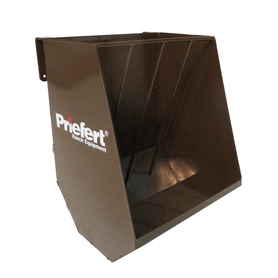 Horse hay rack hgf Priefert metal / wallmounted