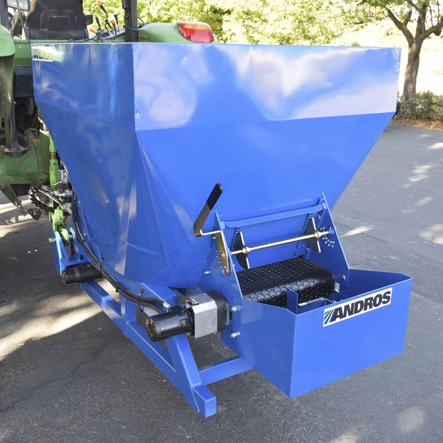 3point hitch fertilizer spreader FLEX ANDROS solid / liquid / for vineyards