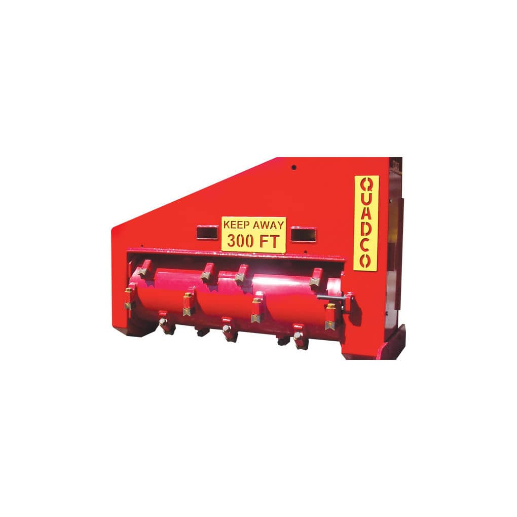 Mounted mulcher 45, 56 Quadco Equipment Inc drum / forestry