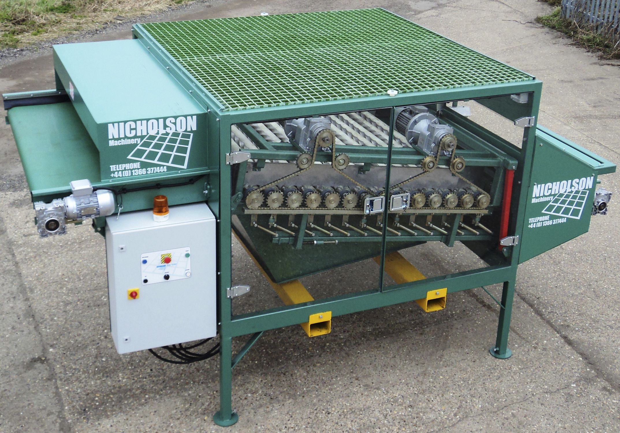 Garlic crop cleaning machine TT1800H,TT1800E Nicholson Machinery