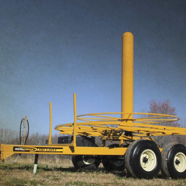 Irrigation drag hose reel HD Cart SoilMax manual / towed