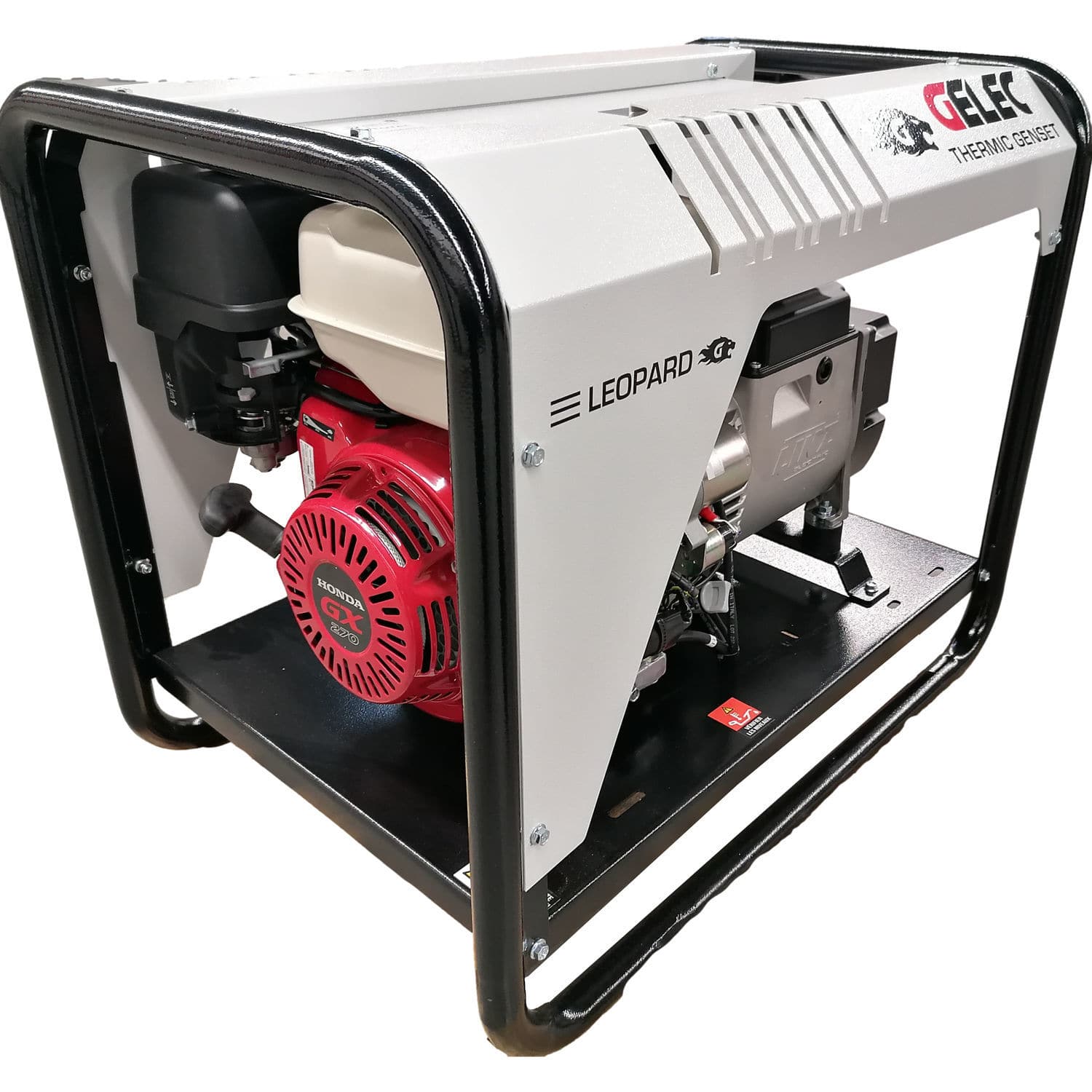 Gasoline generator set - LEOPARD-4,8-OPEN - Gelec - single-phase ...