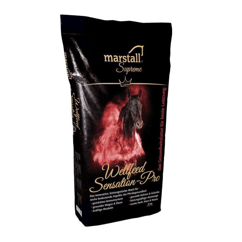 Animal feed supplement Wellfeed SensationPro Marstall for horses