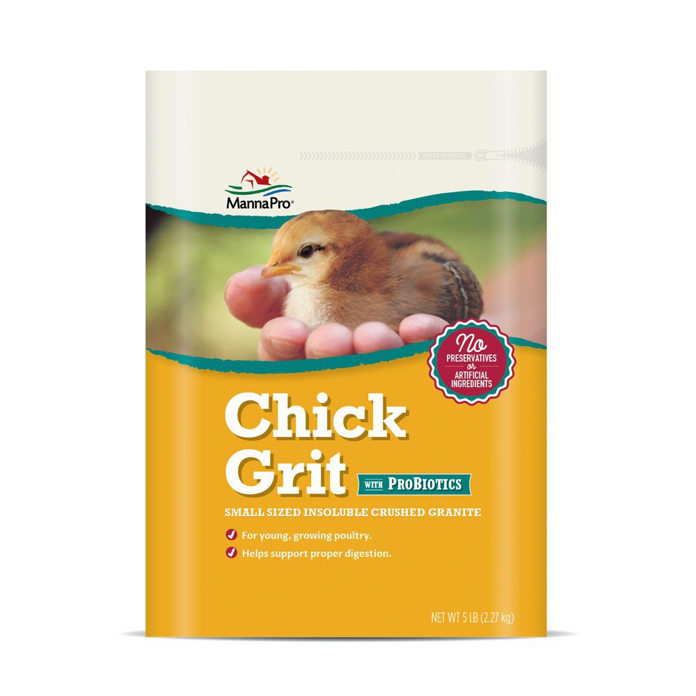 Animal feed supplement Chick Grit with ProBiotics mannapro