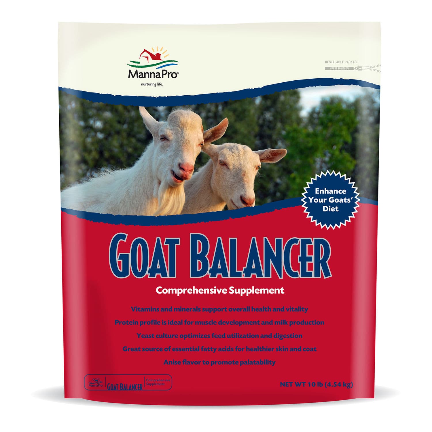 Animal feed supplement Goat Balancer mannapro goat / mineral