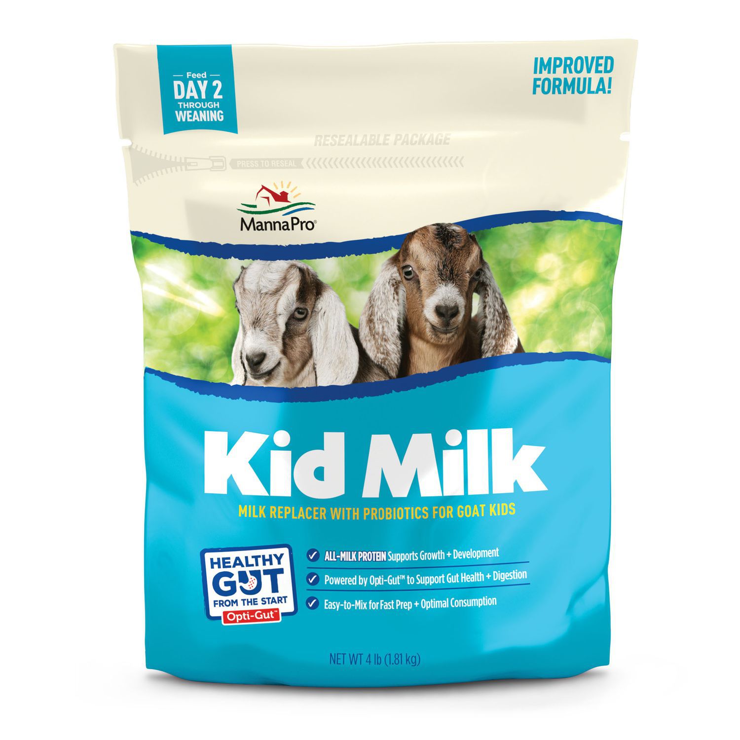 Goat milk replacer Kid Milk Replacer mannapro powder / stimulate