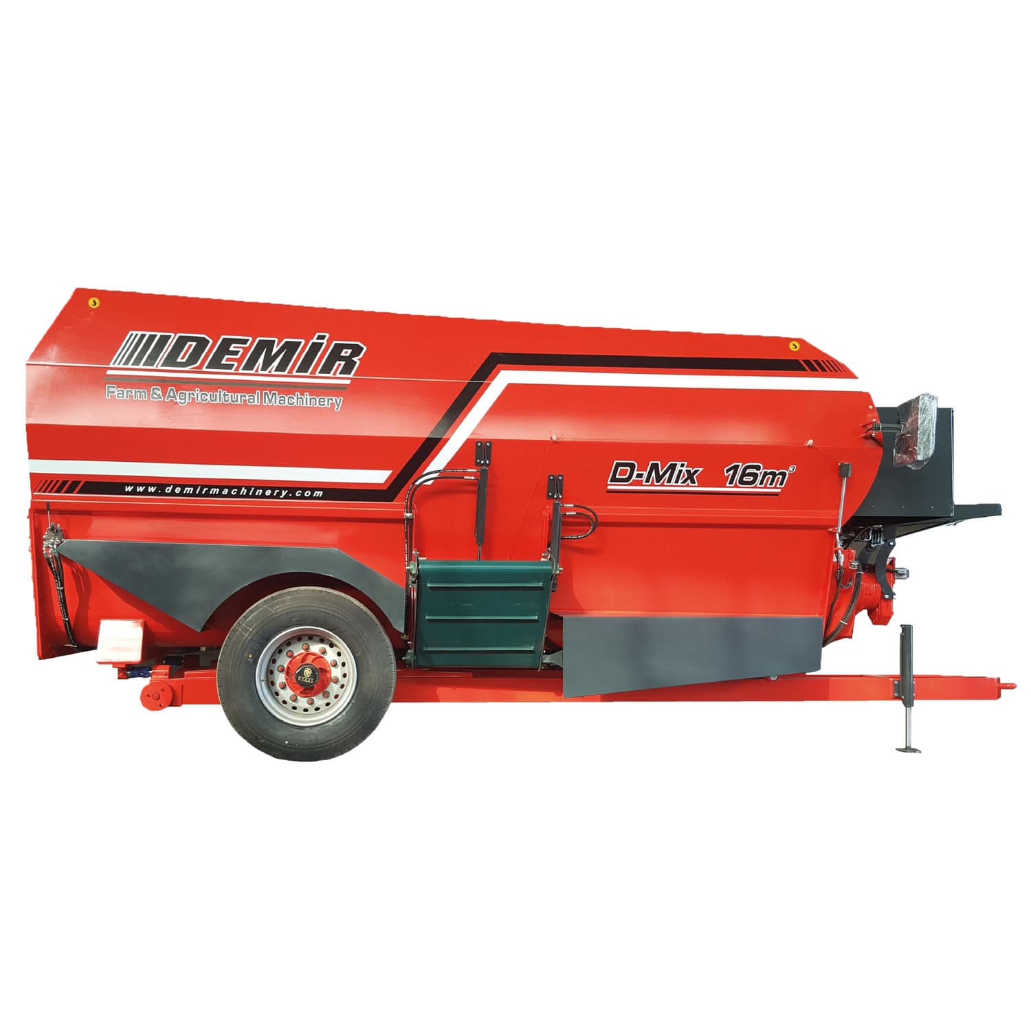 Horizontal feed mixer DEMIR PACKING AND AGRICULTURAL MACHINERY towed / stationary / side