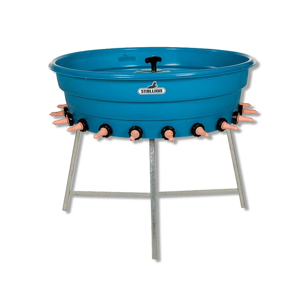 Calf nursing bucket FC20 stallion plastic / with drinking nipples